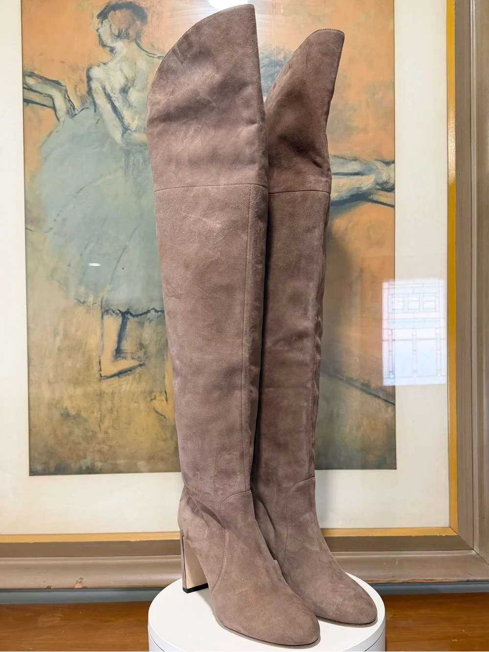 🌹STUART WEITZMAN🌹 Babette Over The Knee Tubo 85 Boots Size: 9.5B